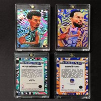 Topps 2026 Finest Big Head Comic Teka Warriors Curry Spurs Text Class SSP Original Reproduction Self-Made Card Refraction Gift