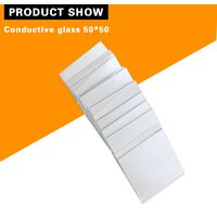 50x50x1.1mm less 10 ohm/sq 10pcs Lab Transparent Conductive Glass Indium Tin Oxide ITO Glass Coated Glass
