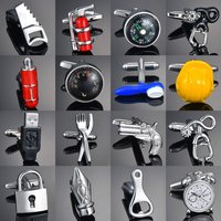 New Arrival Shirt Cufflinks for Mens Sandhour/Compass/Chess Cuff Links For Wedding Party Men Sleeve Shirt Cufflinks