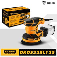 125mm/5inch DEKO 14000pm Random Orbit Sander Home DIY Carpenter Strong Dust Collection Polisher