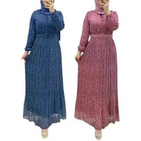 Muslim Print Long Robe Jalabiya Ramadan Eid Abaya for Women Dresses Islam Sashes Vestidos Arab Morocco Dubai Abayas Kaftan