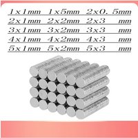 3x1 Powerful Magnets Strong Disc Neodymium Magnets for Fridge, DIY, Scientific, Craft, Education 4*1 MM 5*1 2*2 3*2 2*3 3*3