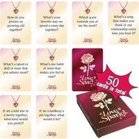 New 50-Pack Couple Interaction Cards - Conversational Deck to Deepen Understanding And Enhance Relationship between Spouses