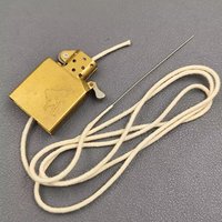 Replacement Accessories Pure Cotton Wicks With Needle Fit For Zippo Zorro Gas Petrol Lighter Thickness 2.8mm/Lenght 100cm