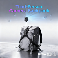 Backpack Mount Kit for Insta360 - Lightweight Adjustable Strap, Hands-Free 360° Capture, Sports & Travel