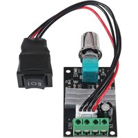 2pcs DC Motor Speed Controller PWM 1203BB 80W Speed Adjustable Reversible Pulse Forward and Reverse Control Switch Button 120
