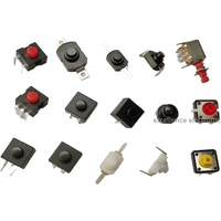 5PCS Flashlight Switch Push Button Click Clicky On Off Switch for LED Flashlight Torch Headlamp Lantern Light DIY Parts