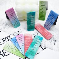 5pcs Small Fresh Bible Verse Magnetic Bookmarks Reading Pages Books Annotated School Stationary Supplies DIY Aesthetic Bookmarks