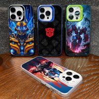 T-Transformers Phone Case for iphone 17 Air 16 15 14 13 11 12 Pro Max Xr X Xs 8 7 Plus Color Silver Cover