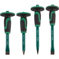 Stone chisel 250/300 long steel chisel chopper with rubber sleeve flat head flat chisel masonry chisel
