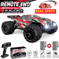 Remote Control Car 4X4 Off Road Monster Truck All Terrain RC Cars 40KPH High Speed 4WD Electric Vehicle Toy Gift for Kid Adult
