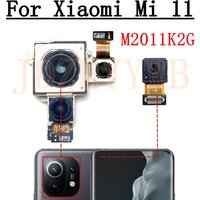 Front Rear Camera For Xiaomi Mi 11 Mi11 M2011K2G Frontal Selfie Facing Main Wide Back Camera Module Flex Cable Replacement