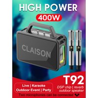 CLAISON T92 Wireless Audio System Your Ultimate Karaoke Companion Outdoor Portable Karaoke Bluetooth Speaker With High Volume