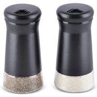 Pepper Shakers With Adjustable Pour Holes Elegant Stainless Steel Salt And Pepper Dispenser Perfect For Sea Salts 2Pcs