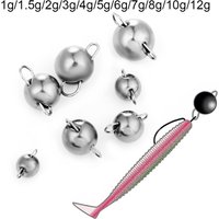 Leurre souple en tungstène avec tête pivotante, appât Élidéal pour la pêche en eau profonde, 0.6g, 1g, 1.5g, 2g, 3g, 5g, 7g, 8g, 10g, 12g, 1 pièce