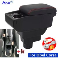 For Opel Corsa Armrest box For Opel Corsa D Car armrest storage box backrest Interior parts Retrofit parts Car accessories