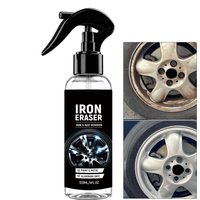 120ml Car Wheel Rust Remover Spray Iron Eraser Car Cleaning Fast Acting Dust Removal Mist Rust Dissolver for Tire Stains