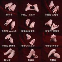 BJD Doll 1/4 Applies to the Hand Shape Resin Doll Accessories For 1/4 Women Doll Figures Naked Toy Gifts
