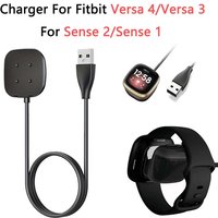 USB Plug Charger For Fitbit Versa 4/Versa 3/Sense 2 1 Magnetic Charging Cable For Fitbit Versa 4 3/Sense 2 1 Charger
