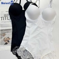 Women's shapewear bodysuit for tummy control built-in bras tight slimming body shaper corsets