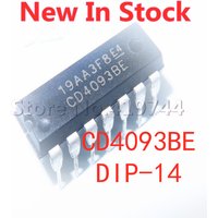 5PCS/LOT CD4093BE CD4093 DIP-14 HCF4093 HEF4093 Schmitt trigger In Stock NEW original IC