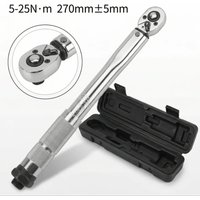 AliExpress Hi-Spec 5-25N.m Torque Wrench 1/4 Inch Square Drive HighPrecision Adjustable Spanner Torque Wrench Professional Bicycle Hand Tool
