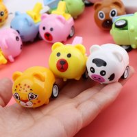12/30 Pcs Cute Cartoon Pull-back Car Toy Children's Birthday Party Giveaway Gift Pinata Filler Kindergarten Prize Box Trophy