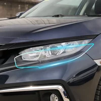KUNGKIC for Honda Civic Cic Sedan EX LX Touring Sport 2019-2021 PPF TPU Clear Headlight Car Paint Protection Film 8.5mil Pre Cut