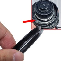 Fuel Cap Seal Replace For VW GOLF POLO PASSAT EOS all models Gas Tank Filler Neck Repair V Shape O-ring Rubber Gasket Washer