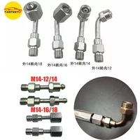 TANTESTO CRIN Diesel Common Rail Injector Repair Test Tool Pipe Tube Diameter Adapter Conversion Joint M14-14/12/16/18