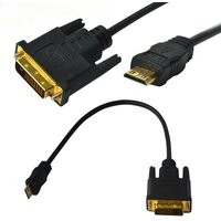 Câble de connexion Mini HDMI compatible avec DVI 24+1, connexion publique, câble de connexion Mini HDMI compatible avec DVI haute définition, 0,3 mètres