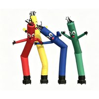 Crazy Waving Inflatable Tube Man - 4 Colors (Red/Yellow/Blue/Green), Suitable for Commercial Advertising and Party Events
