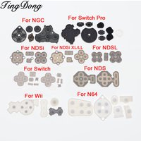 1-5Set Replace Silicone Conductive Button Pad For NDS NDSL NDSi XL/LL N64 Wii Rubber Pad For Switch /NS pro Console Repair Parts