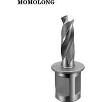 Foret à rail en HSS massif intégral avec queue Weldon de 3/4 po, 9,8 x 25 mm, 6-22 mm Scie cloche pour le forage ferroviaire