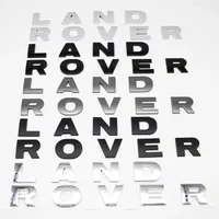 Premium 3D ABS Land Rover Letters Car Front Hood Bonnet Emblem Replacement Accessories For Land Rover Discovery Defender Evoque