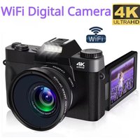 4K Digital Camera CCD Portable Card Camera Entry-level Camera Dual Camera Flash 50 Million Pixels Auto Focus For students