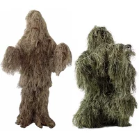 Camouflage Suit 3D Withered Grass Ghillie Set, 5-Piece Hunting Suit Hunting Suit Set
