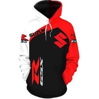 AliExpress 2025 The New Suzuki Men's Pullover Sweatshirt And Sportswear Feature Fashionable Printed Patterns For Outdoor Cycling And Racing