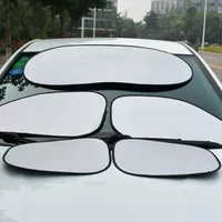 6 Pieces/Set Car Sunshade Windshield Covers Anti Snow Ice Window UV Protection Shield Reflective Sun Block Front Rear Back Side