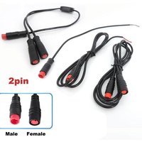 AliExpress NONE 2pin signal sensor connect Electric bicycle E-bike waterproof plug connector Scooter brake cable cut off power J17