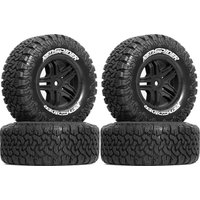1/10 RC Short Course Truck Wheels 12mm Hex And Tires 5-Spok Off Road Tyres For 1:10 Scale Truck Car TRAXXAS Slash 4X4 2WD ARRMA