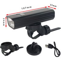 AliExpress Bike Light Headlights Strong Light Riding Flashlight Ebike/bike Front Light Type-C Rechargeable Waterproof MTB Road Cycling Lamp