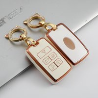 Car TPU Key Case Cover Ring For Land Rover Range Rover Discovery 5 Sport For JAGUAR XE XF XJ F PACE 2017 2018 2019 Accessories