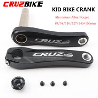 CRUZbike 89/98/110/127/140/150mm Alloy Aluminum MTB Child Bike Crank Kids Folding Bicycle Cranksets