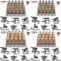 World War II military, weapons, Soviet Union, China, British soldiers, action figures, children's educational toys.