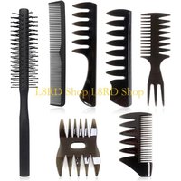 L8RD 7Pieces Hair Styling Comb Set Professional Barber Hair Comb Hairdresser Comb Set Detangling Hair Comb for All Hair Type