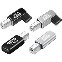 USB 2.0 Printer Adapter USB Type C to Type B Male for Printer Hard Drive Base Fax Machine Scanner USB 2.0 Type C Printer Adapter