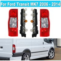 Car Rear Bumper Reflector Rear Tail Lamp Brake Light+Circuit Board For Ford Transit MK7 2006-2014 6C11-13405-AD 6C11-13404-AD