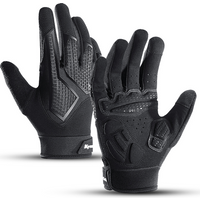 AliExpress NONE Spring Autumn MTB Cycling Gloves Breathable Non-Slip Shock-Absorbing Touch Screen Black Tactical Gloves Motorcycle Gloves Men