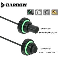BARROW G1/4 10K Black Silver temperature water stop sealing plug water cooling PC Application Accessories Water TCWD-V1 fitting